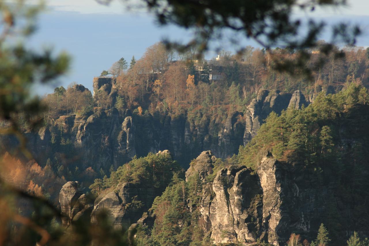 Kräuterbaude Hotel Saupsdorf Buitenkant foto